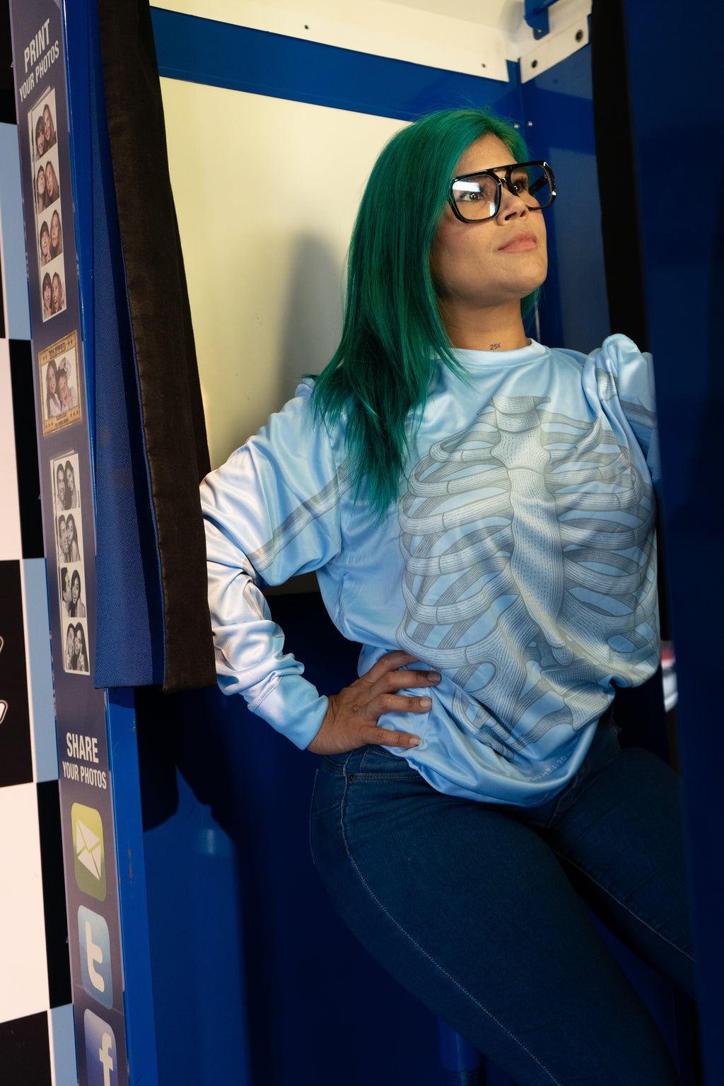 Blue Bones / Dry Fit / Longsleeve Shirt