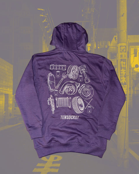 Grape Japanese / Premium Hoodie /