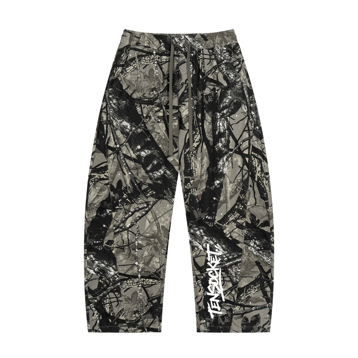 Hunting Tensocket / Tree Camo Barrel Leg Pants