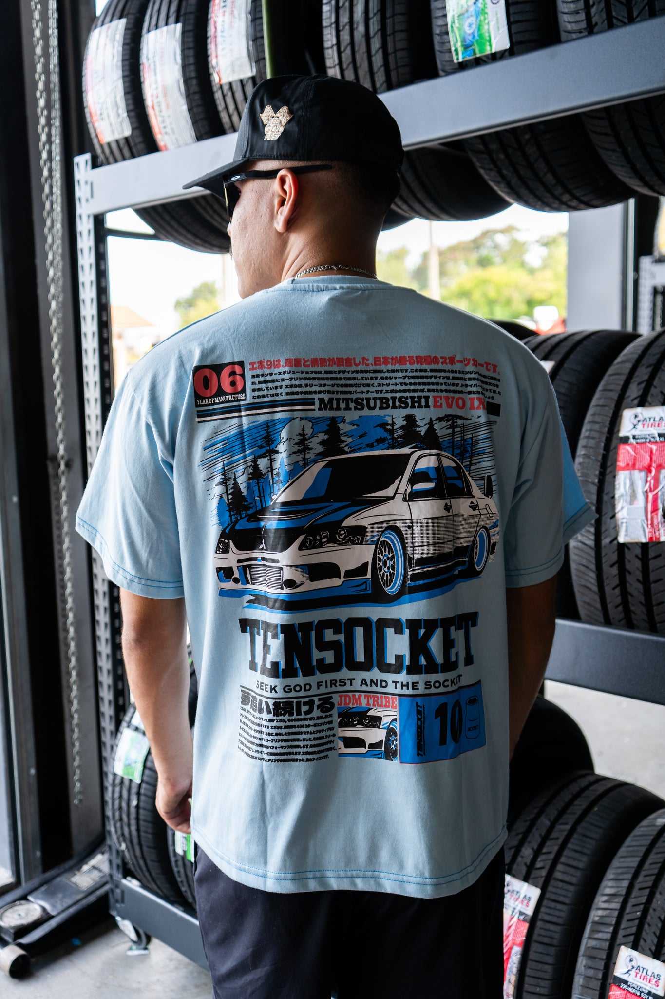 Evolution / Blue / Premium T-shirt