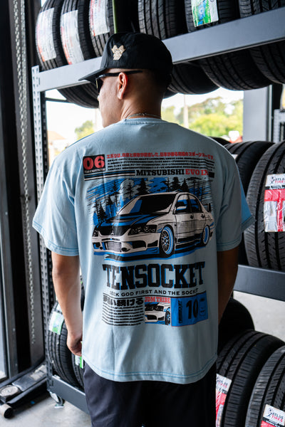 Evolution / Blue / Premium T-shirt