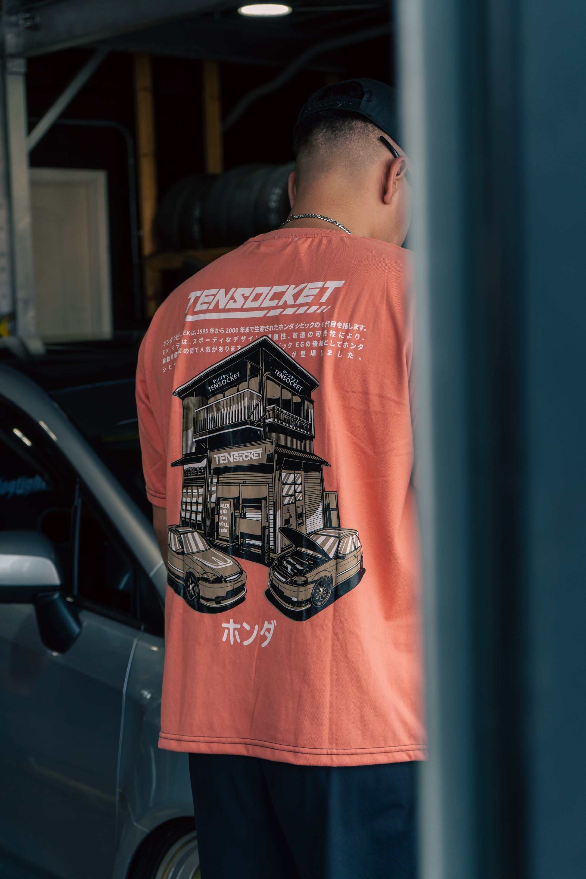 Honda / Coral / Premium T-shirt