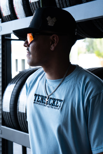 Evolution / Blue / Premium T-shirt