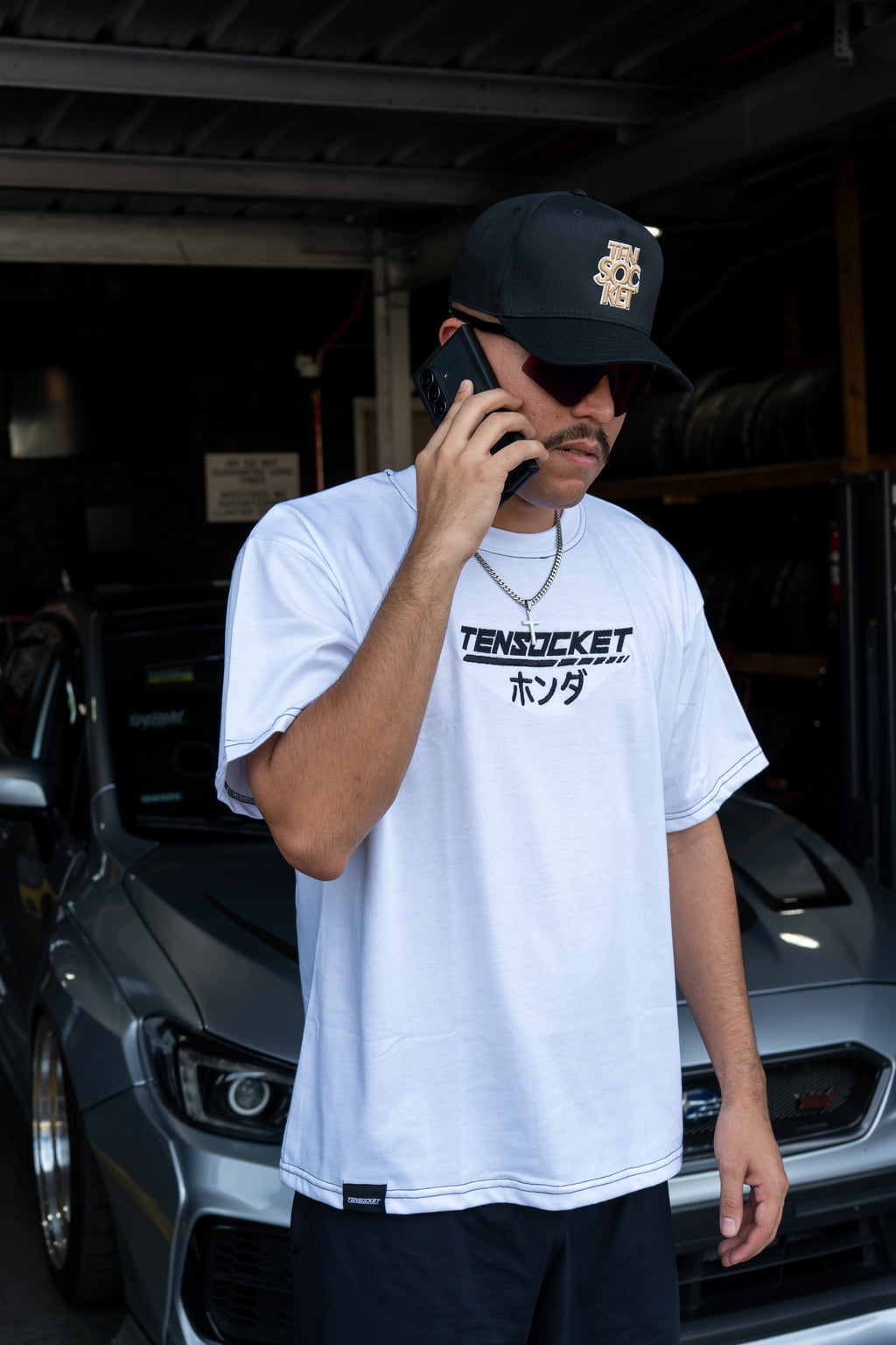 Honda / white / Premium T-shirt