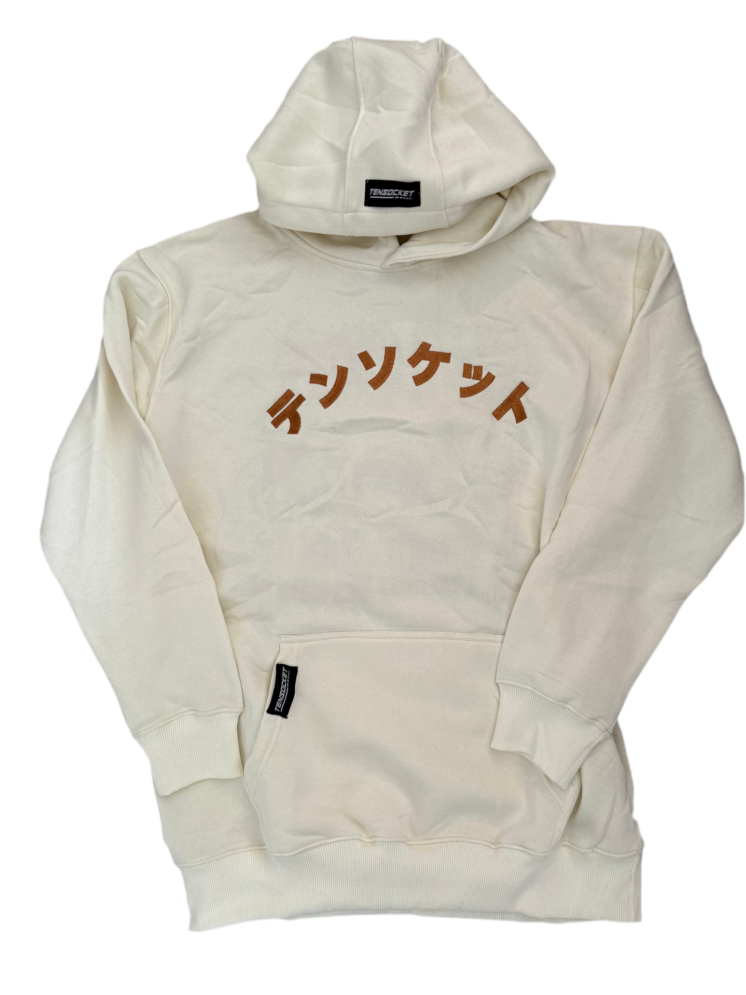 Cream Japanese / Premium Hoodie / 4yr