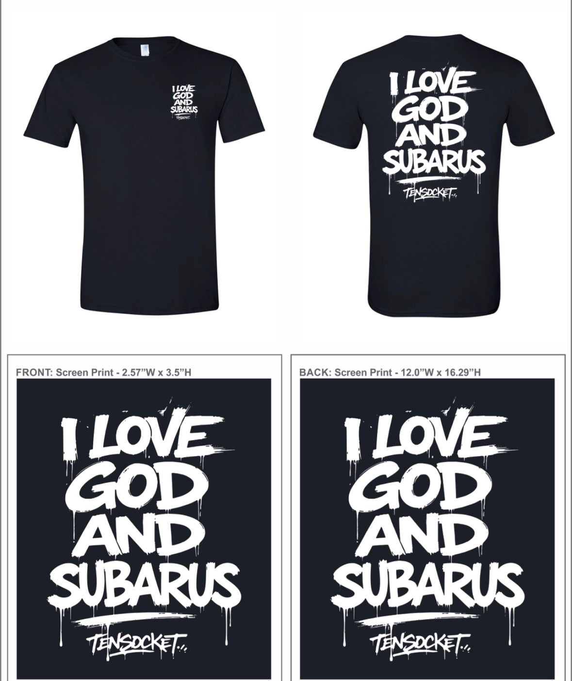 ILG and Subaru / T-shirt