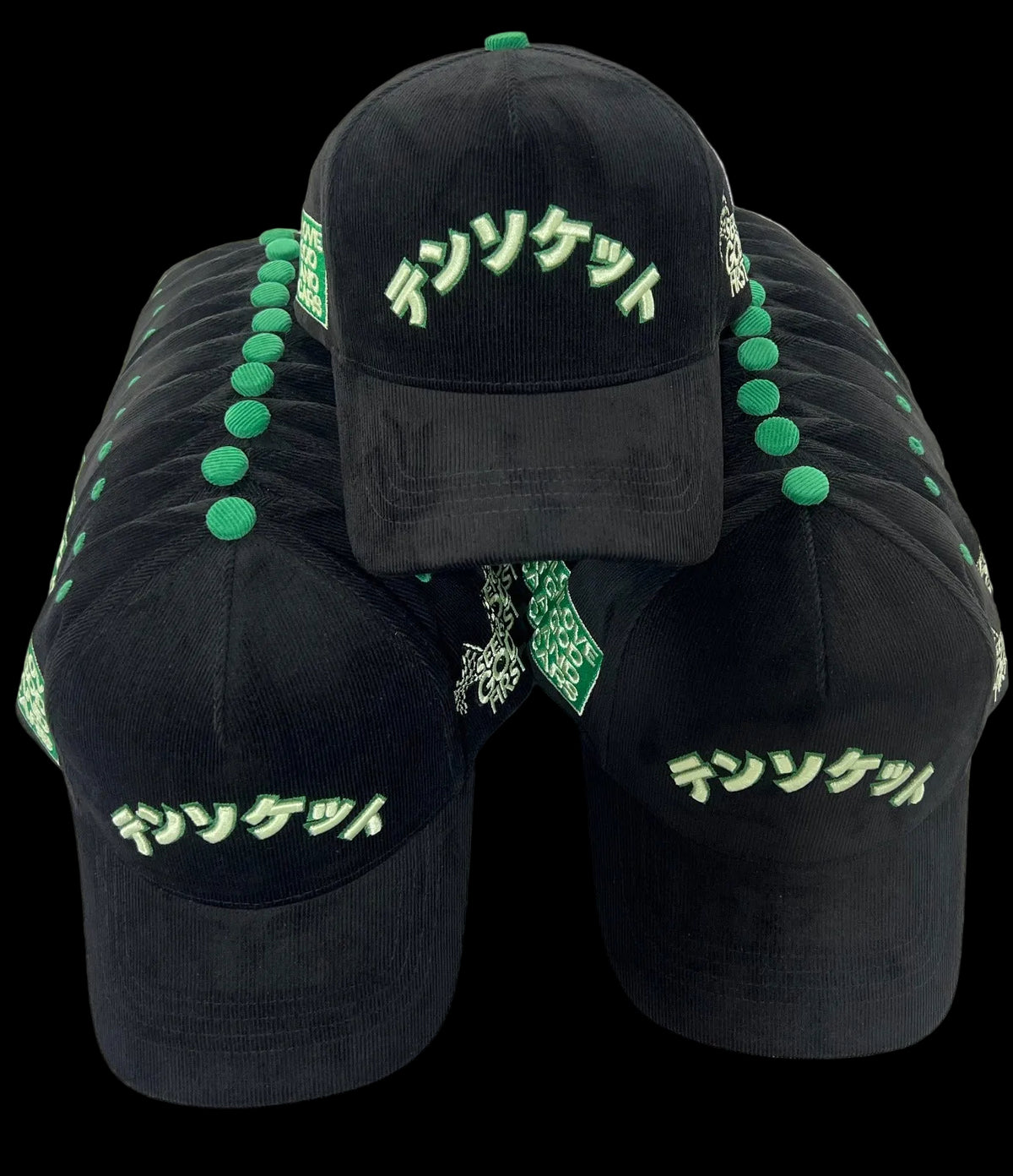Japan BlackGreen  / Hat / Premium