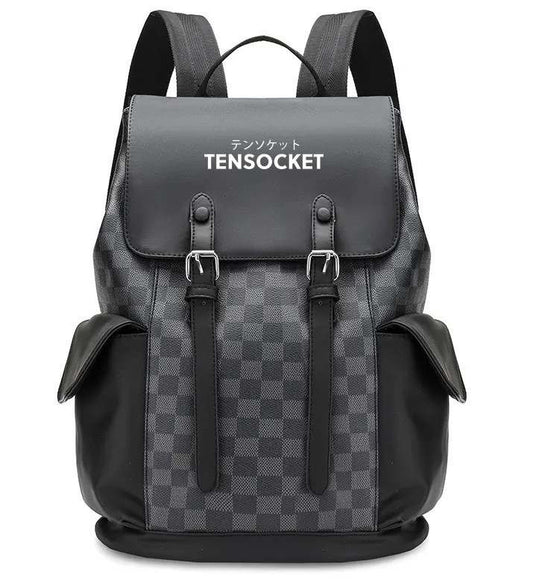 Leather Tensocket Backpack