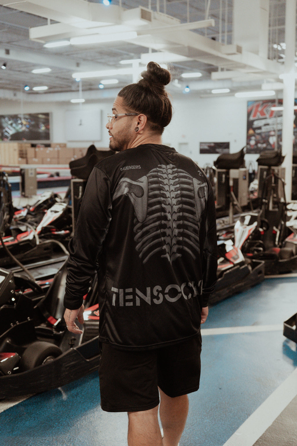 Black Bones / Dry Fit / Longsleeve Shirt