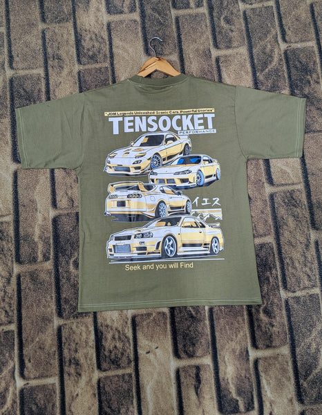 JDM Green  / Premium T-Shirt / 4yr