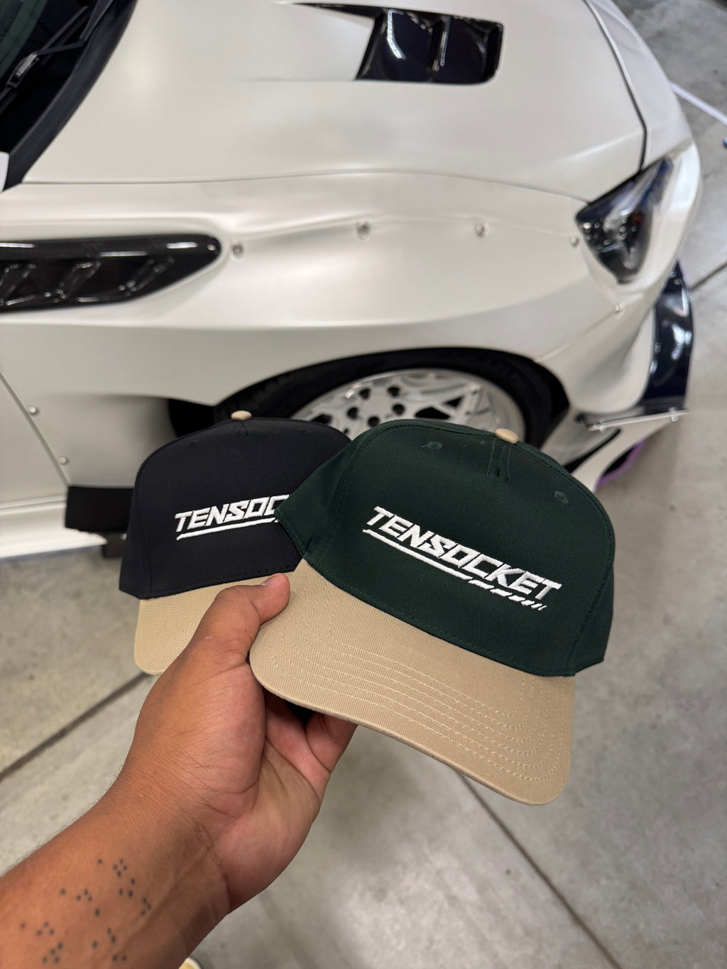 Cream and Green | Tensocket | Hat 4yr