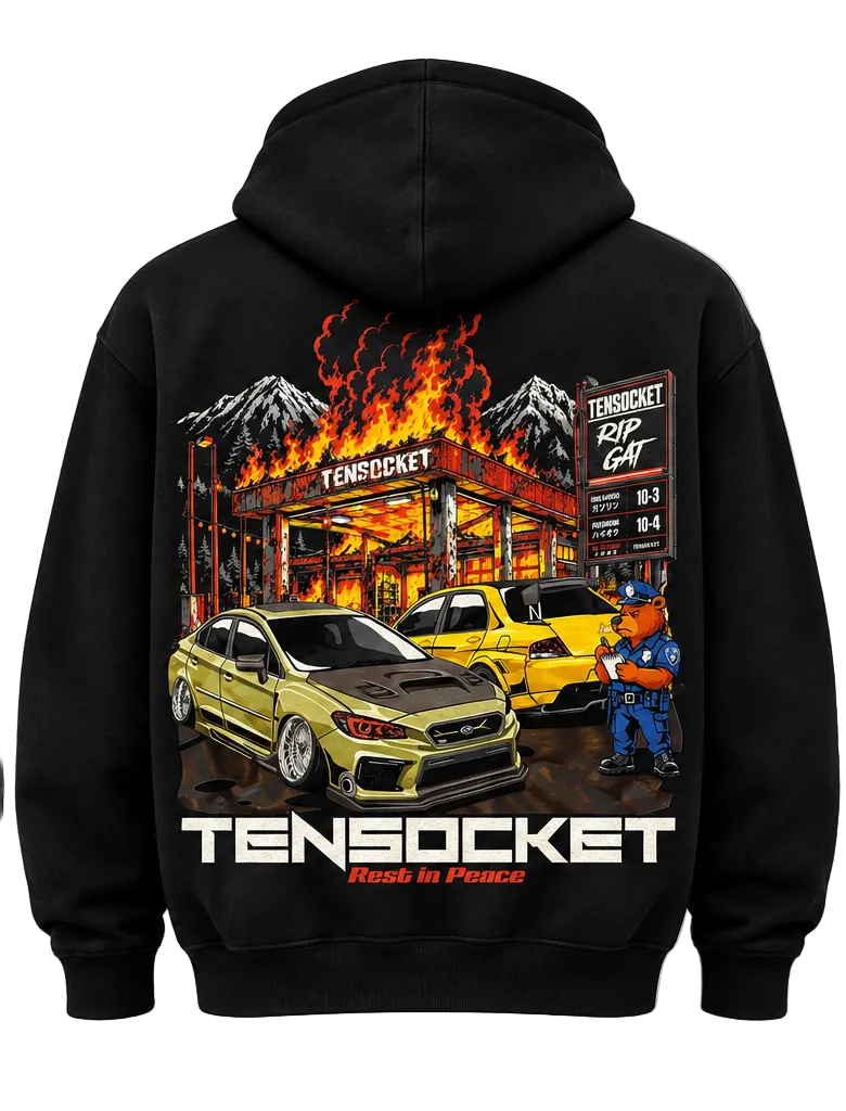 Rip Gat / Black / Hoodie
