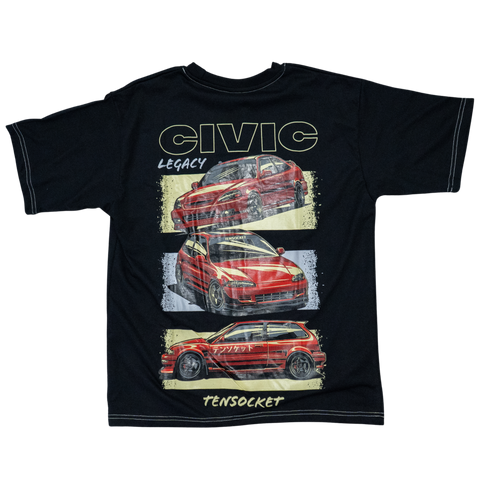 Civic / Black / Premium T-shirt
