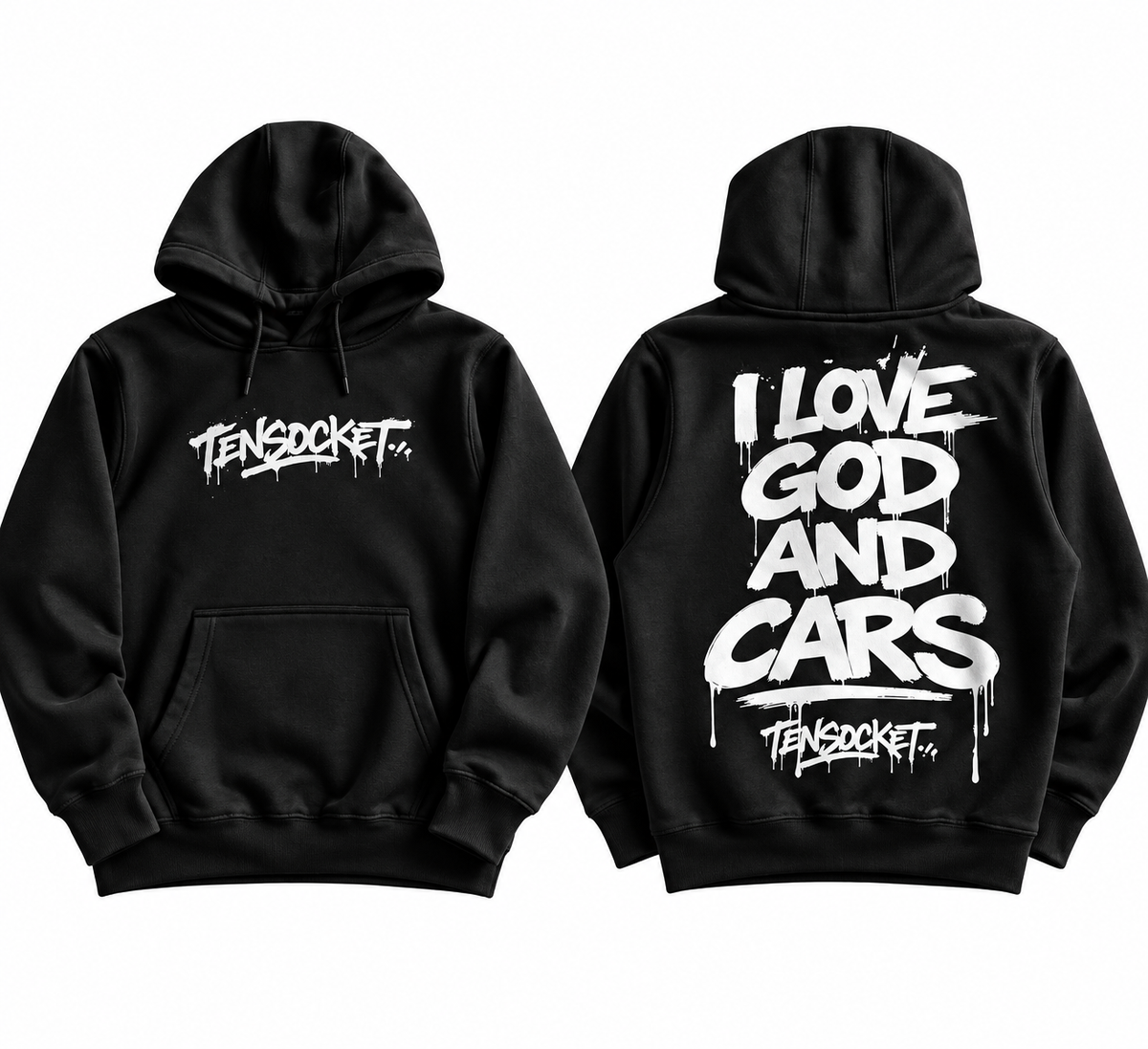 l Love God / Black / Hoodie