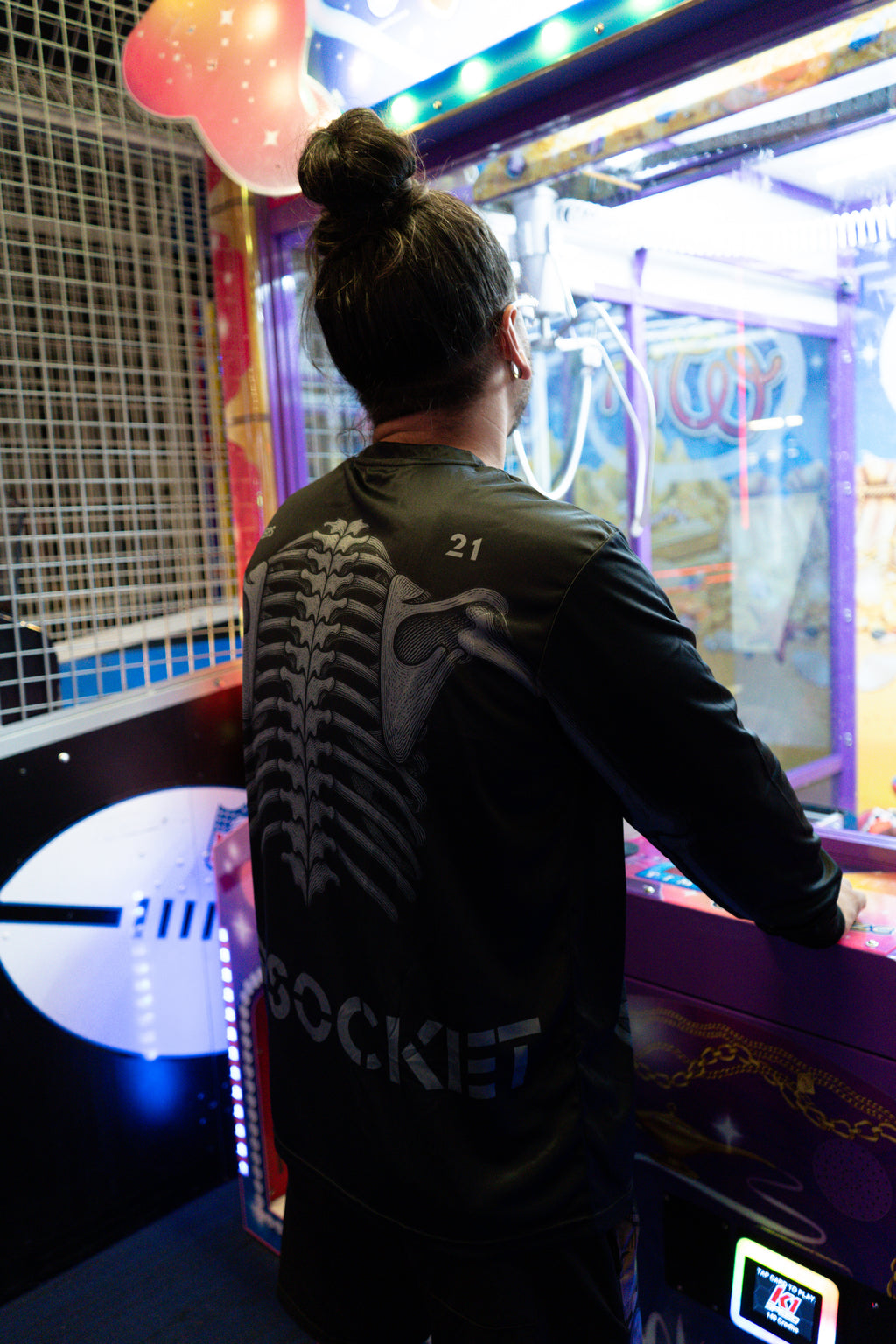Black Bones / Dry Fit / Longsleeve Shirt