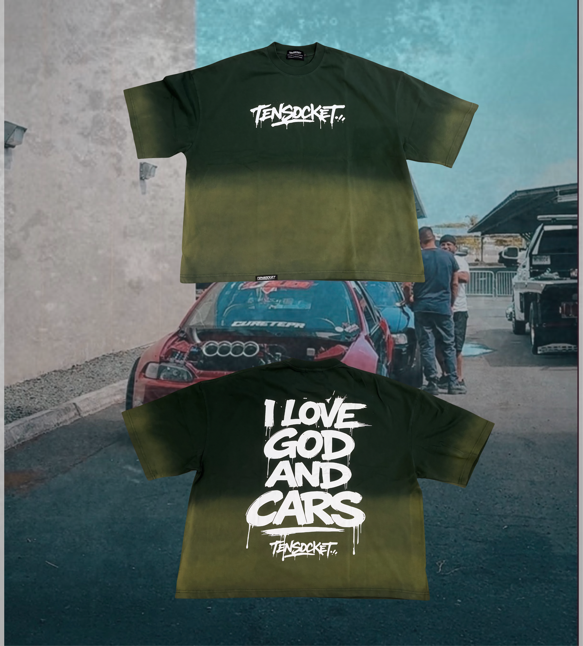 ILG- Green Extra-Oversize - T-Shirt