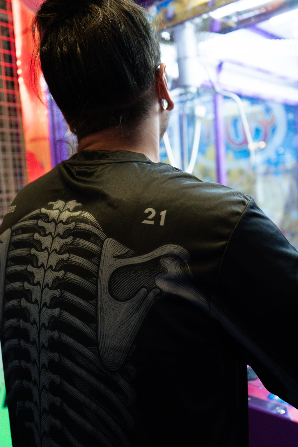 Black Bones / Dry Fit / Longsleeve Shirt