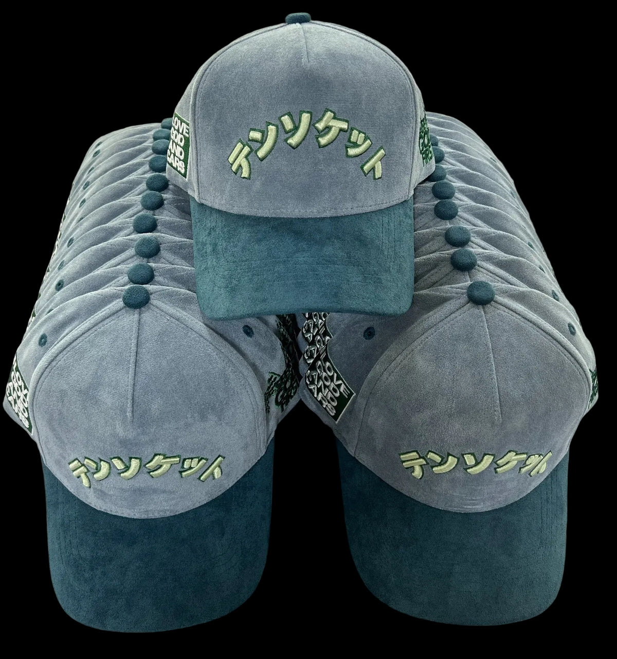 Japan GrayBlue  / Hat / Premium