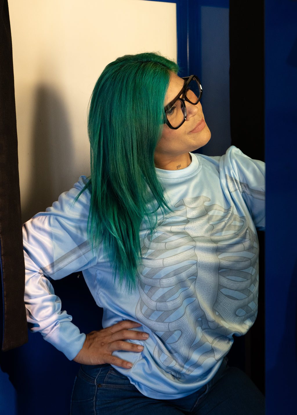 Blue Bones / Dry Fit / Longsleeve Shirt