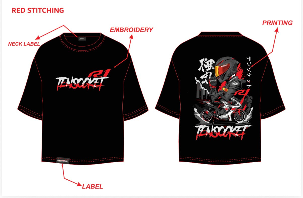 Biker R1  / Premium T-shirt